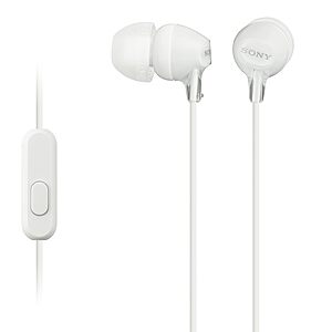 Sony In-Ear Earbud Headphones w/ Mic (Black/White/Blue) $12.99