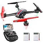 SNAPTAIN SP660 FPV RC Drone with Camera, 720P HD WiFi Live Video Quadcopter w/Long Flight Time+Prime FS $39.99