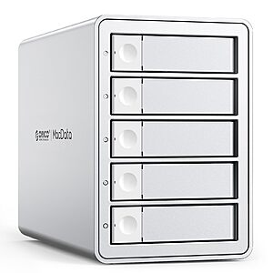 ORICO 5 Bay RAID External Hard Drive Enclosure 130TB Max $129.59