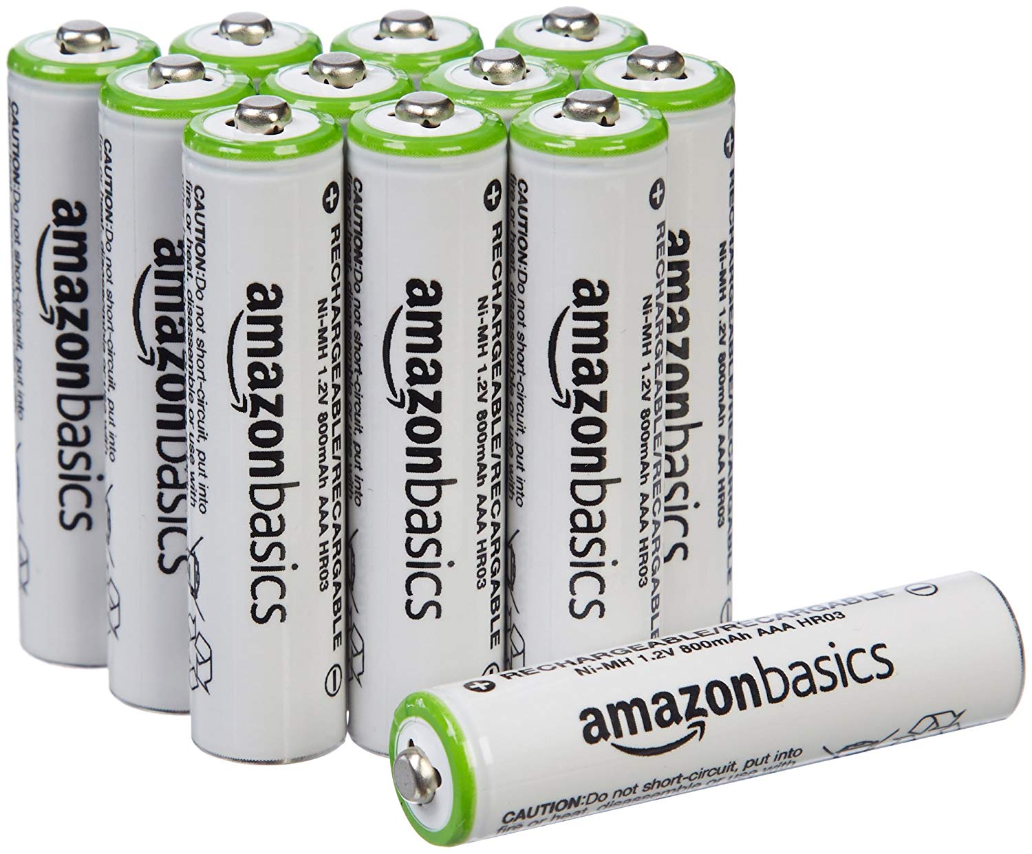 AmazonBasics AAA Rechargeable Batteries (12-Pack) - Packaging May Vary $11.99
