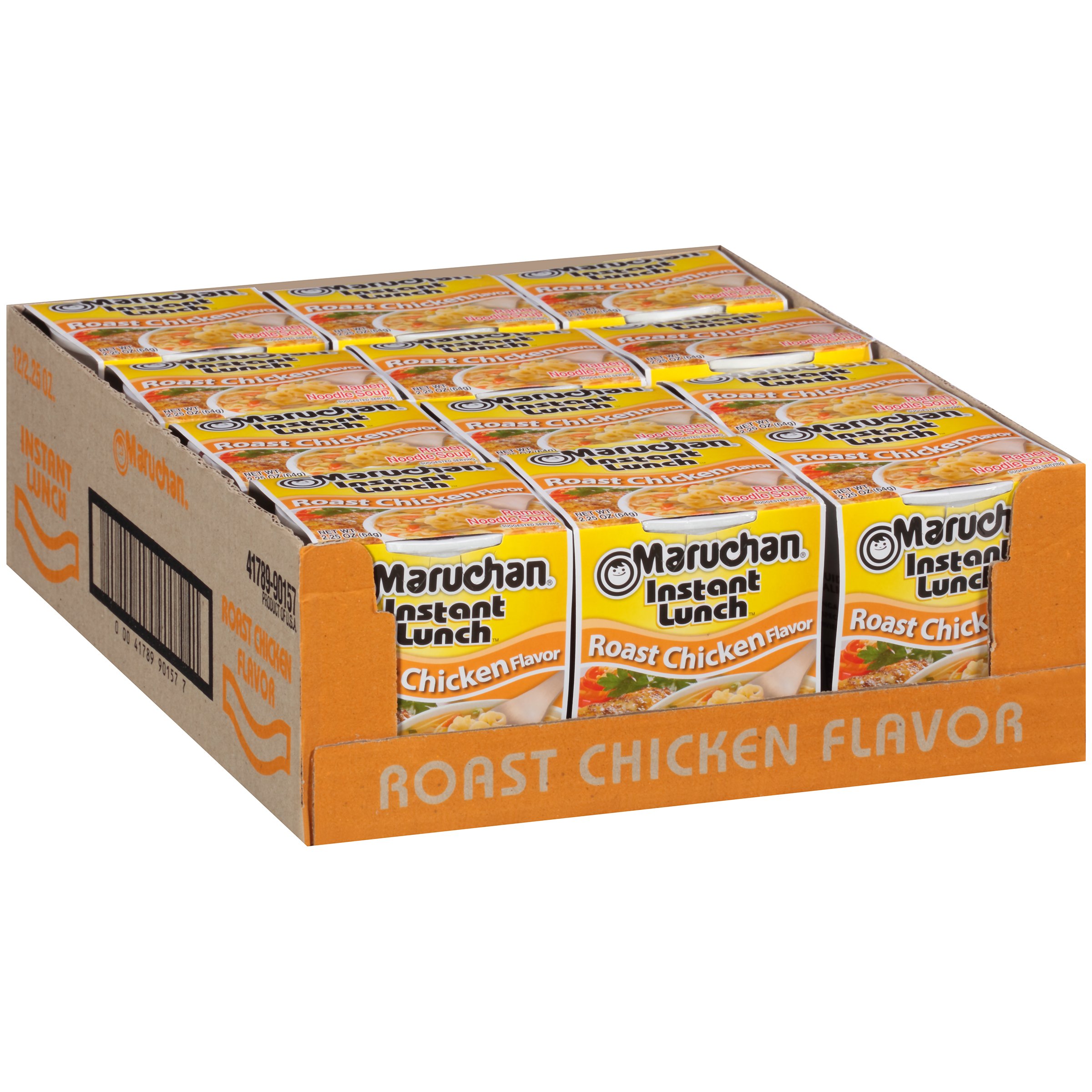 12-Pack 2.25-oz. Maruchan Instant Lunch Ramen Noodle Cups (Roasted Chicken) $3.74 with S&S 40% off coupon
