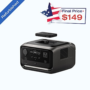 Refurb: EcoFlow River 3 Plus 286Wh Power Station + 5000mAh Power Bank $149 + Free S&H