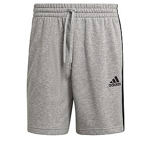 adidas Men's Essentials French Terry 3-Stripes Shorts (2 colors) $12 + Free S&H