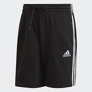 adidas Men's Essentials French Terry 3-Stripes Shorts (2 Colors) $12 + Free S&H