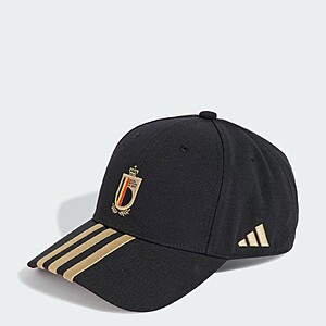 adidas Men's Belgium Soccer Cap (Black or Red) $18 + Free S/H