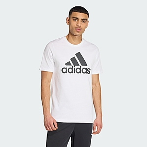 adidas Men's Essentials Big Logo Short Sleeve T-Shirt (2 Colors) $9 + Free S&H
