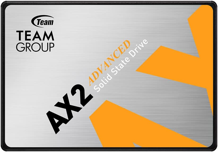 TEAMGROUP AX2 2TB 3D NAND TLC 2.5 Inch SATA III Internal Solid State Drive SSD (Read Speed up to 550 MB/s) �  $61.99