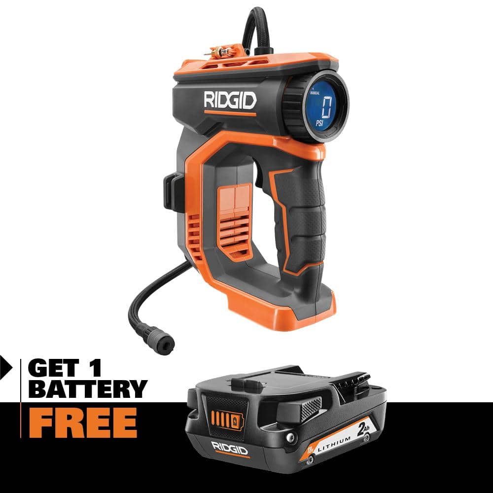 Ridgid cordless on sale tire inflator