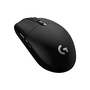 Logitech G305 Lightspeed Wireless Gaming Mouse, Hero Sensor, 12,000 DPI, Lightweight, 6 Pr