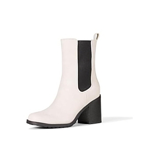 $12.99 | Amazon Essentials Women's Mid Calf Heeled Chelsea Boots