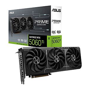 ASUS NVIDIA GeFroce RTX 5060ti PRIME $339.99 - Microcenter