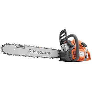 Husqvarna 455 Rancher Gas Chainsaw, 55-cc 3.5-HP, 2-Cycle X-Torq Engine, 20 Inch Chainsaw with Automatic Oiler, For Wood Cutting, Tree Trimming and Land Clearing $468.95