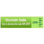 Register.com Big Sale! $4.50 Domain Names‏