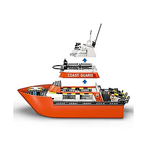 Lego City Coast Guard Rescue Boat Helicopter Building Set 60504, 742 Pieces $79.99
