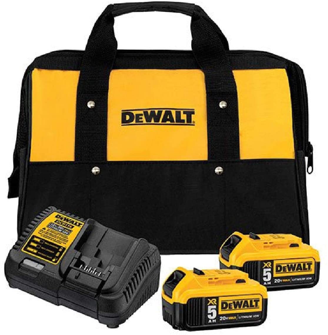 DEWALT 20V MAX Battery Starter Kit with 2 Batteries, 5.0Ah $147.5