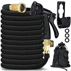 100' Expandable No-Kink Garden Hose w/ Brass Fittings $28.50 + Free Shipping