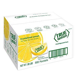 500-Ct True Lemon Water Enhancer Drink Mix Packets $15.20 & More