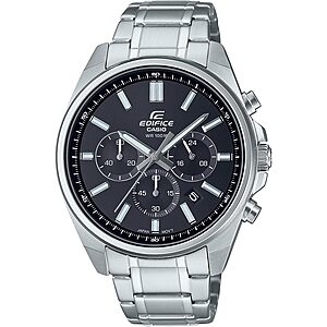 43.5mm Casio Men's Edifice EFV650D Chronograph Stainless Steel Watch $75.45 + Free S&H