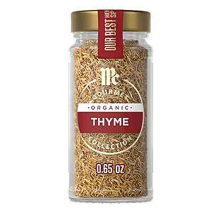 0.65-Oz McCormick Gourmet Collection Organic Thyme $2.65 w/ S&S