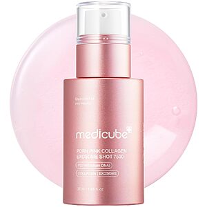 1.01-oz medicube Exosome Shot PDRN Pink Collagen 7,500 PPM Spicule Facial Serum $15.10 w/ S&S
