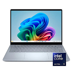 Dell - Plus 14" 2K 2-in-1 Touchscreen Laptop - Intel Core Ultra 9 Series 2 288V 2024 - 32GB Memory - 1TB Storage - Copilot+ PC - Ice Blue $1099.99