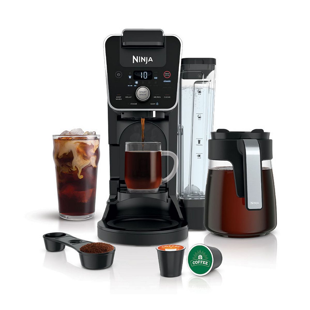 Ninja CFP201 DualBrew Single-Serve K-Cup Compatible & 12-Cup Drip Coffee Maker ~ $112 w/ FS @ Kohls.com
