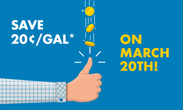 Shell Fuel Rewards Members: Activate Offer by 3/15 & Fill 5+ Gal on 3/20 to Save Extra 20¢/gal (YMMV)