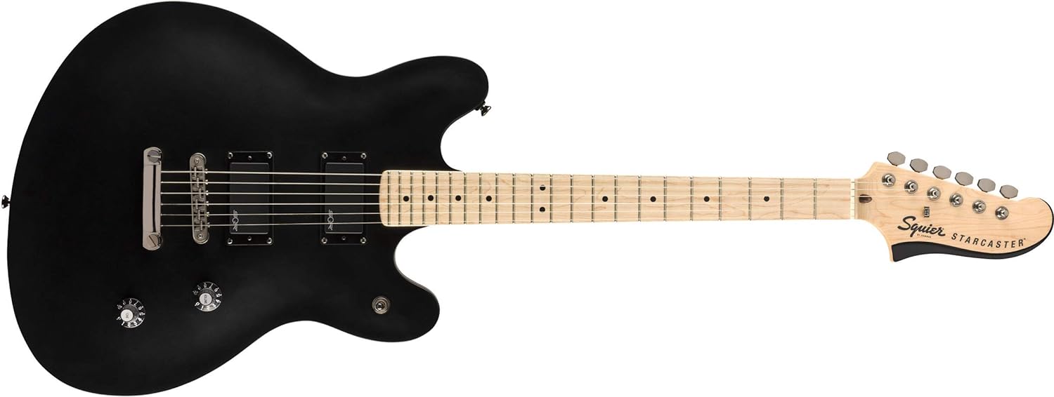 Squier Contemporary Active Starcaster Electric Guitar (Flat Black w/ Maple Fingerboard) ~ $278 AC w/ FS @ Amazon ~ YMMV (Coupon Eligibility)