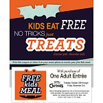 Free Kid's Meal w/ Adult Entrée Purchase @ Johnny Carino's ~ Oct 30 - Nov 2, 2012