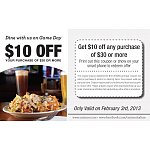 $10 Off $30 Purchase @ Johnny Carino's Italian ~ Feb 3 Only