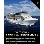 T-Mobile Tuesdays Game Week #22 IWG ~ Celebrity Cruises Caribbean Cruise + Air Travel + $2015 Check ~ 11/1/16 Only