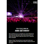 T-Mobile Tuesdays Game Week #24 IWG ~ 2-Night Trip to Los Angeles for 2016 or 2017 American Music Awards + $500 + $2915 Check ~ 11/15/16 Only