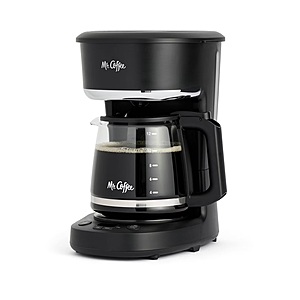 12-Cup Mr. Coffee Programmable Coffee Maker Black