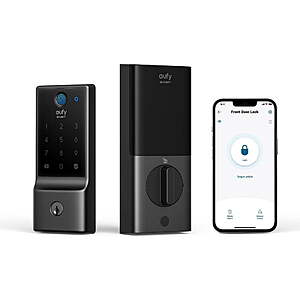Anker eufy C220 Security Smart Lock (Black) $40 + Free Shipping