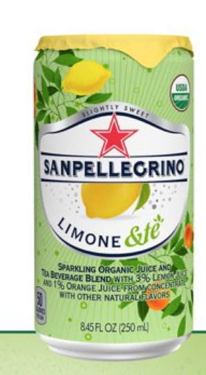 24pk 8.4oz Sanpellegrino Organic Lemon and Te $6 plus shipping Walmart