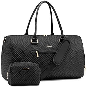 LOVEVOOK Travel Duffle Bag, Weekender Bag for Women with Toiletry Bag $19.99 Amazon