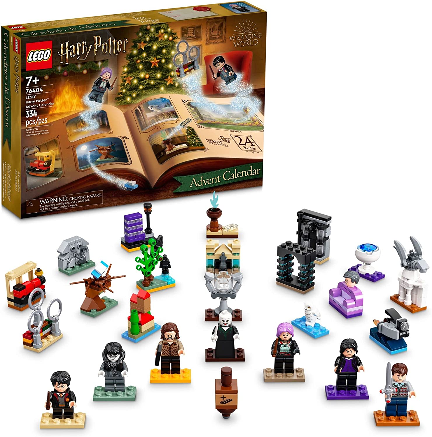 LEGO Harry Potter 2022 Advent Calendar 76404 Building Toy Set (334 Pieces) $25
