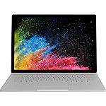 Microsoft - Geek Squad Certified Refurbished Surface Book 2 - 15&quot; 4K Touch-Screen Laptop - Intel Core i7 8650U 2.6GHz - GTX 1060 - 16GB Memory - 256GB SSD - Silver $1499.99