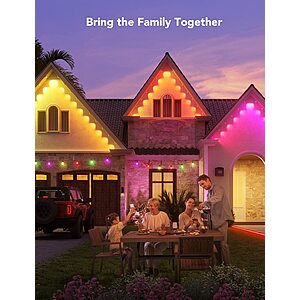 Govee Permanent Outdoor Lights, Smart RGBIC Outdoor Lights with 75 Scene  Modes, 100ft with 72 LED Eaves Lights IP67 Waterproof for Christmas  Decorations, New Year, Work with Alexa, Google Assistant 