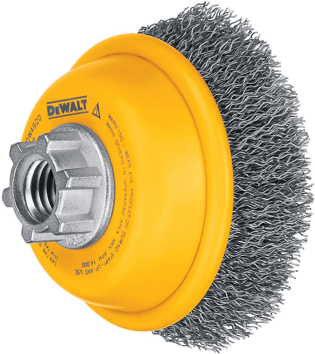 DEWALT Wire Cup Brush, Crimped, 3-Inch (DW4920) - Amazon - $5.41