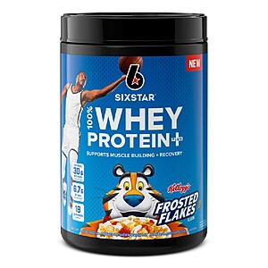 1.81-Lb Six Star 100% Whey Protein Plus Powder (Kelloggs Frosted Flakes)
