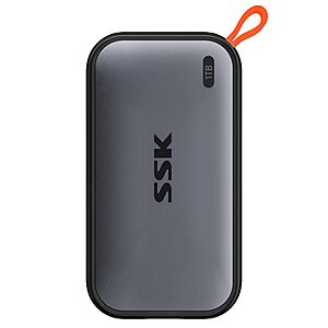 SSK Portable SSD 1TB External Solid State Hard Drive USB C Up to 1050MB/s