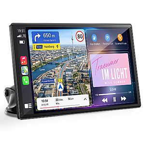 9'' Wireless Carplay & Android Auto Car Screen $60 + Free S&H
