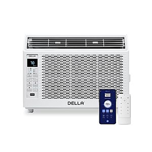 DELLA 6000 BTU  B0HDNK1QND Window Air Conditioner WIFI Smart Control + Free Shipping $179.96 - Amazon