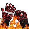 IGNISGUARD 932°F Heat Resistant BBQ Grill Gloves w/ 3-Layer Silicone Grip (Red, Large) $3.95 + Free Shipping w/ Prime or on $35+