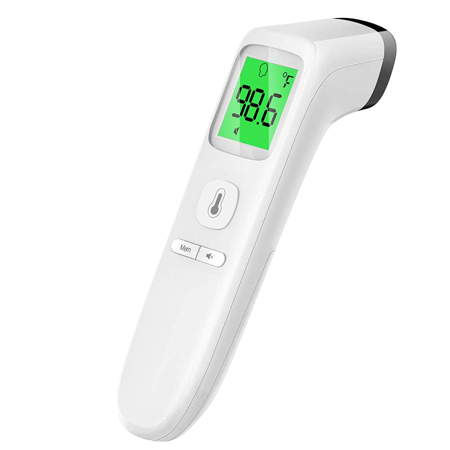 Touchless Forehead Thermometer with Fever Alarm and Memory Function $10