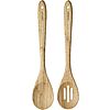 2-Pack Cuisinart Green Gourmet Bamboo Solid &amp;amp; Slotted Spoons $3.99 + Free S&amp;amp;H w/ Prime or $35+