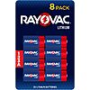 Rayovac 123A Batteries 8-Pack