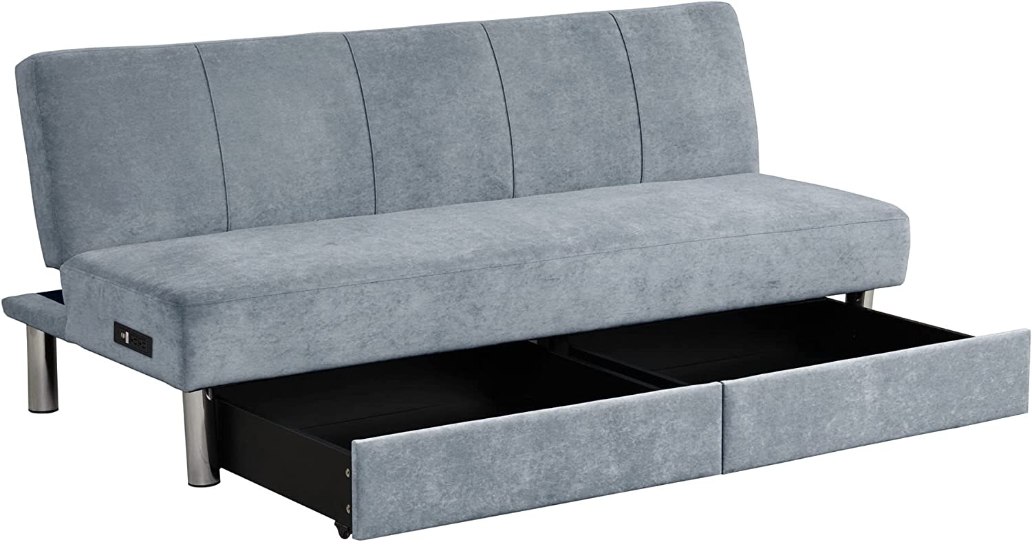 sebring grey serta multifunctional sofa convertible to bed