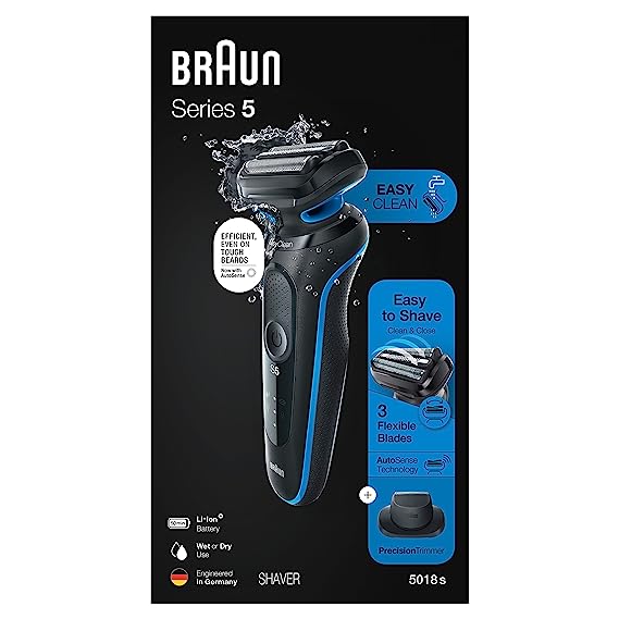 Braun 5Series Easy Clean Men's Electric Razor w/ Trimmer + $5